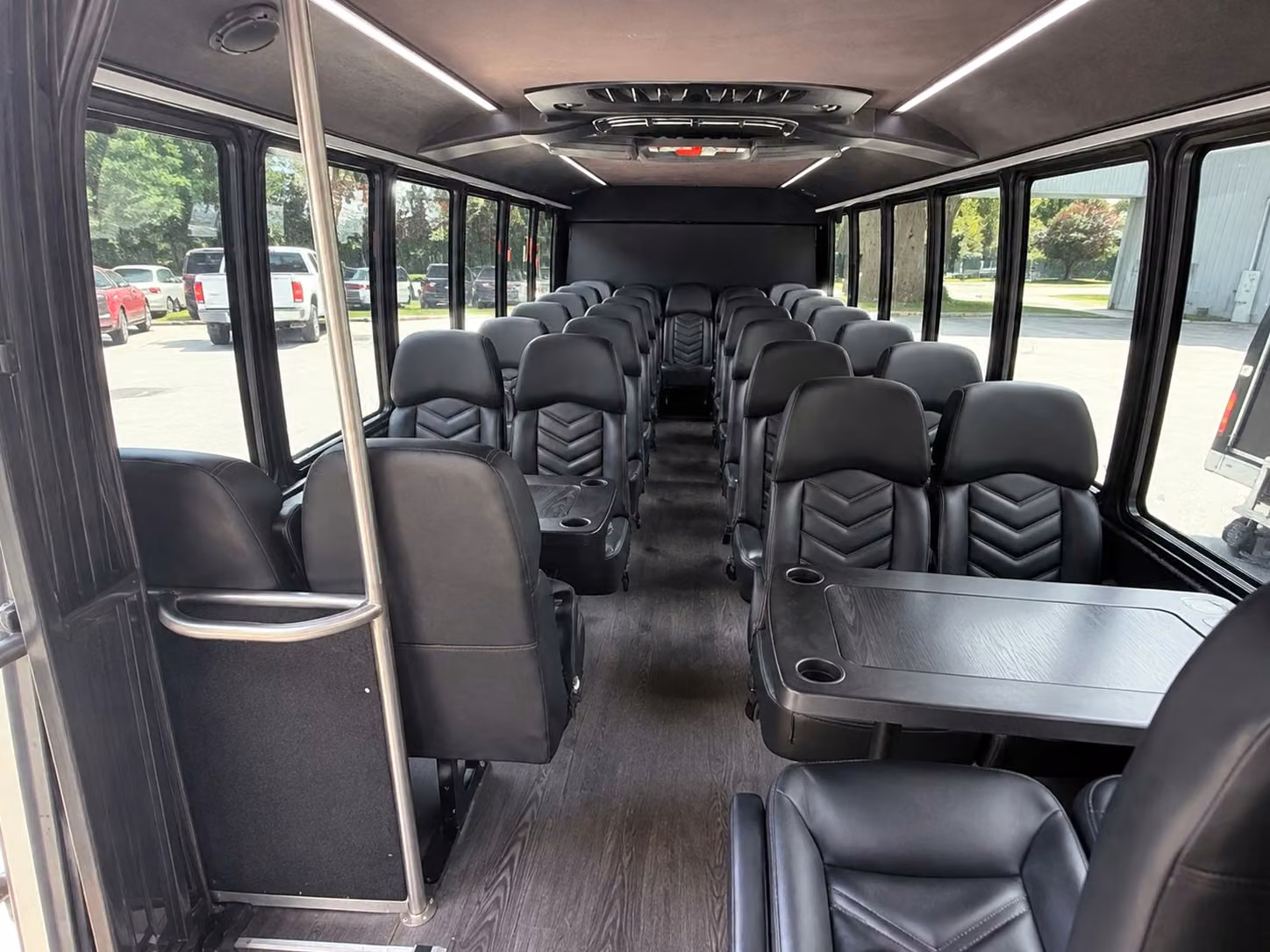 15 passenger minibus inside