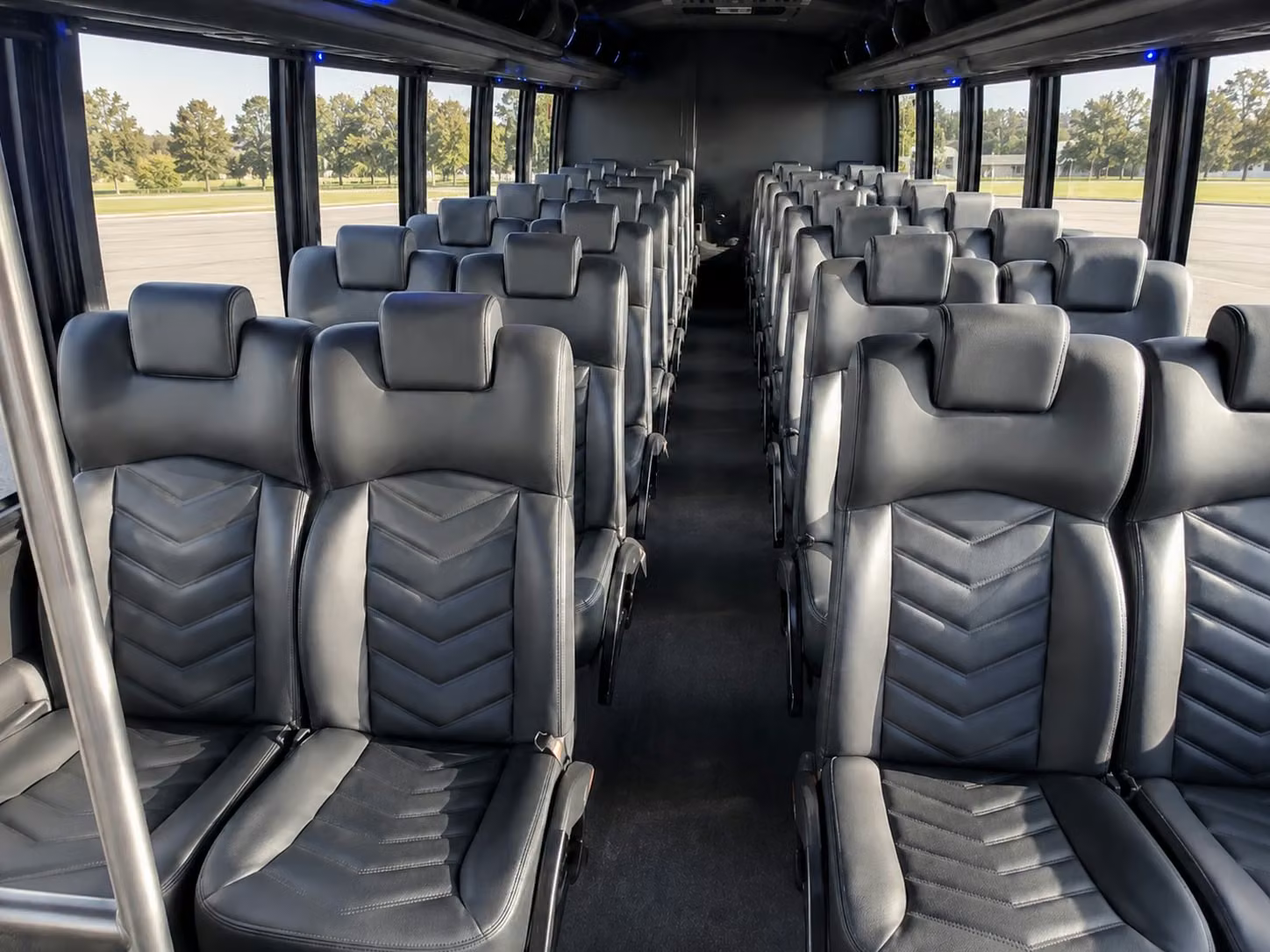18 passenger minibus inside