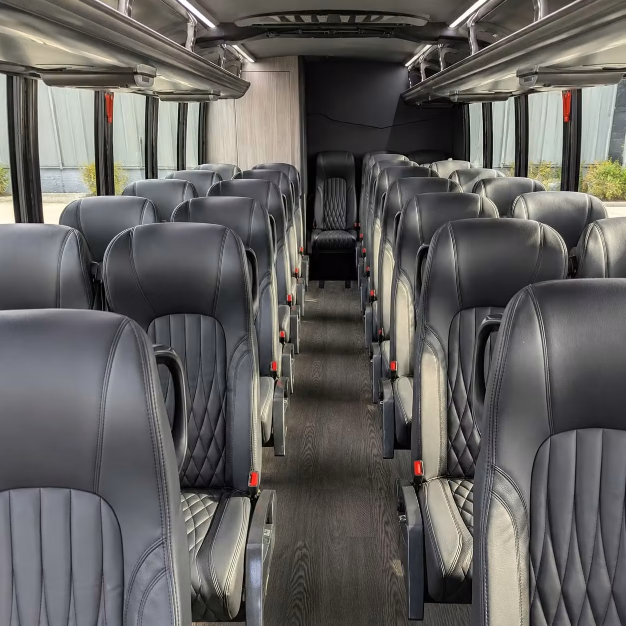 25 passenger minibus inside