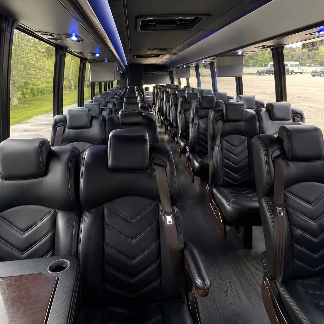30 passenger minibus inside