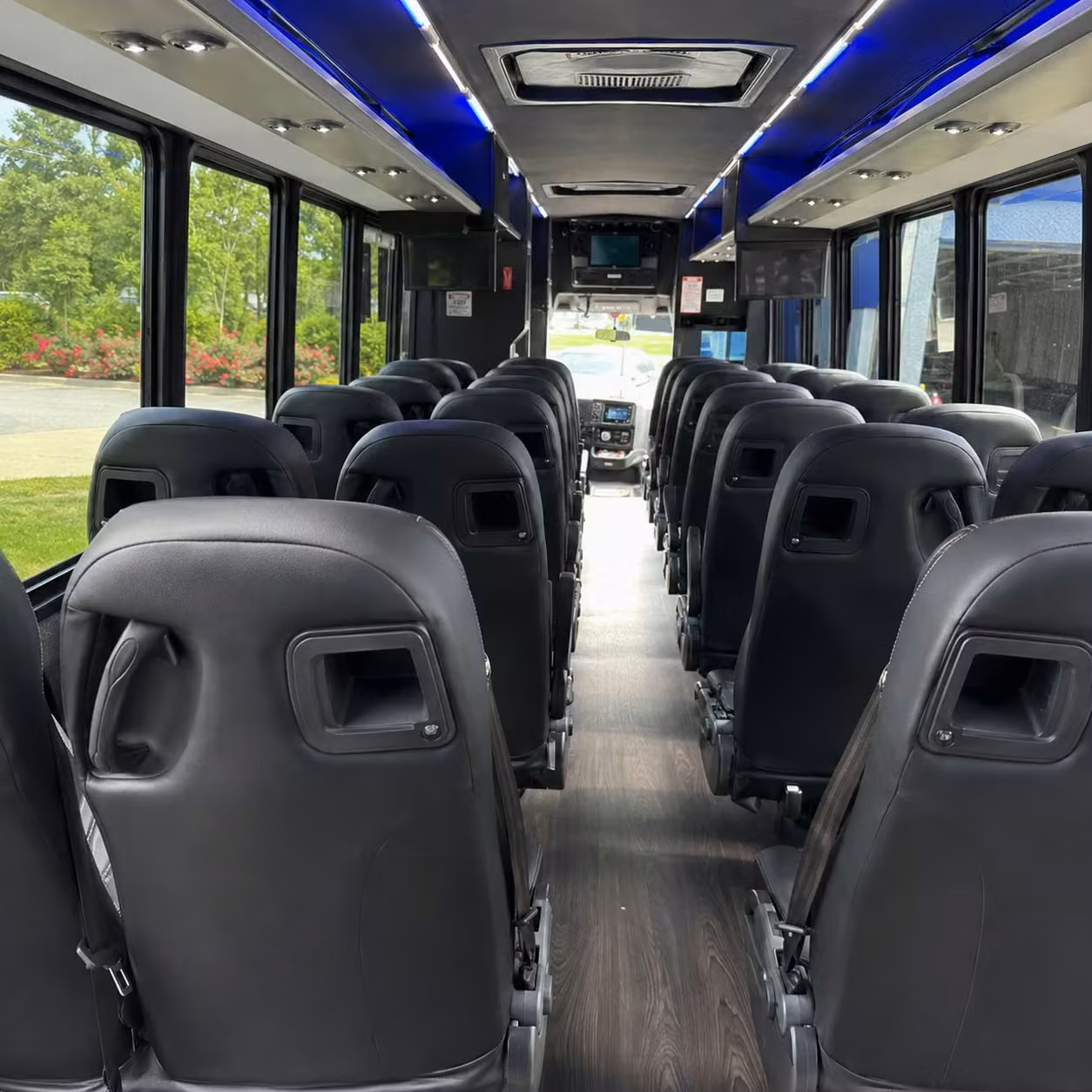 30 passenger minibus interior