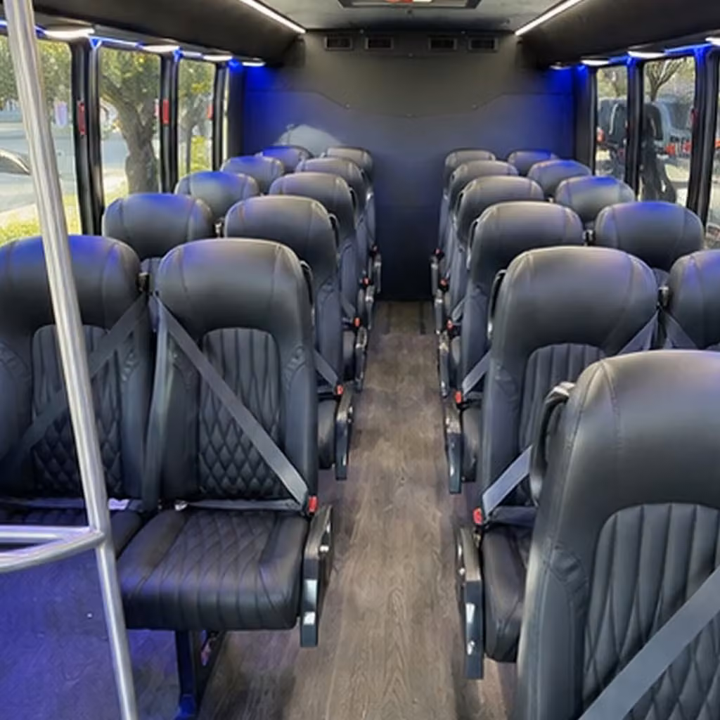 35 passenger minibus inside