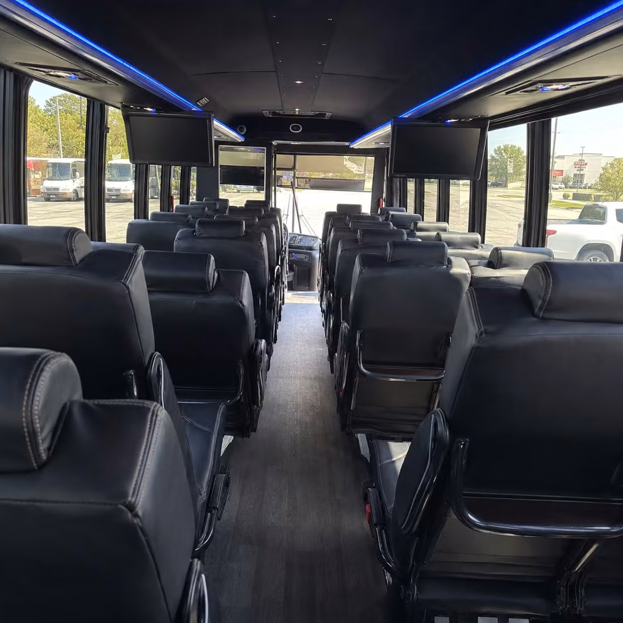 35 passenger minibus interior