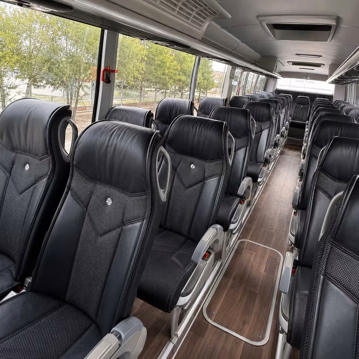 loveland charter bus rental interior
