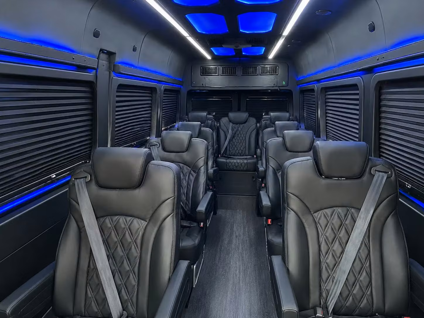 sprinter van with driver interior
